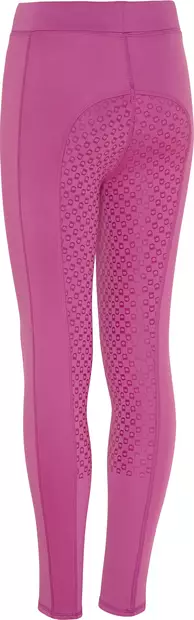 Lasten talviratsastusleggingsit pinkki - Ratsastushousut lapsille ja nuorille - eq10441110 - 2