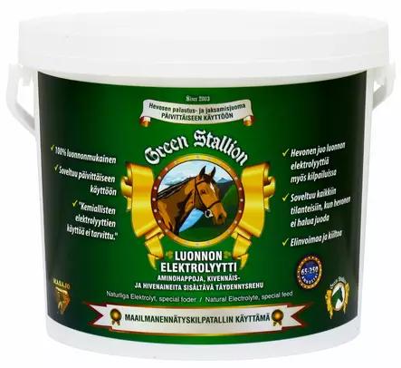 GreenStallion luonno elektrolyytti 2,5kg - Elektrolyytit ja energia - gs8020 - 1