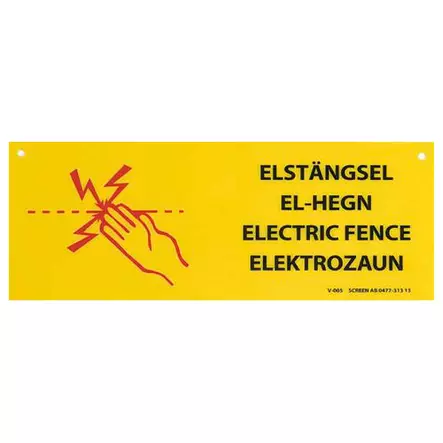 Varoituskyltti - Työkalut ja muut aitaustarvikkeet - 15010 - 1