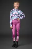 Lasten talviratsastusleggingsit pinkki - Ratsastushousut lapsille ja nuorille - eq10441110 - 3