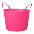 Saavi Flexi Trug 14 litraa hot pink - Foderkrubbor & hinkar - 11206-640 - 1