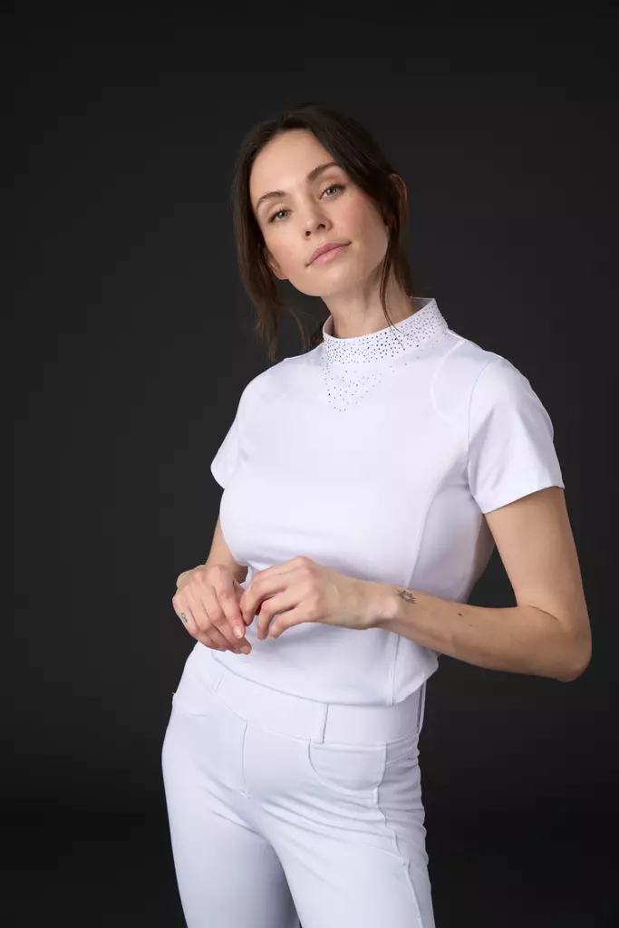 Equipage Tessa showshirt tävlingsskjorta vitt - Tävlingssjortor - eq104900 - 1