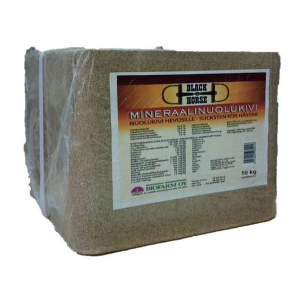 Black Horse Mineraalinuolukivi 10kg - Vain myymälästä saatavat rehut - B60030 - 1