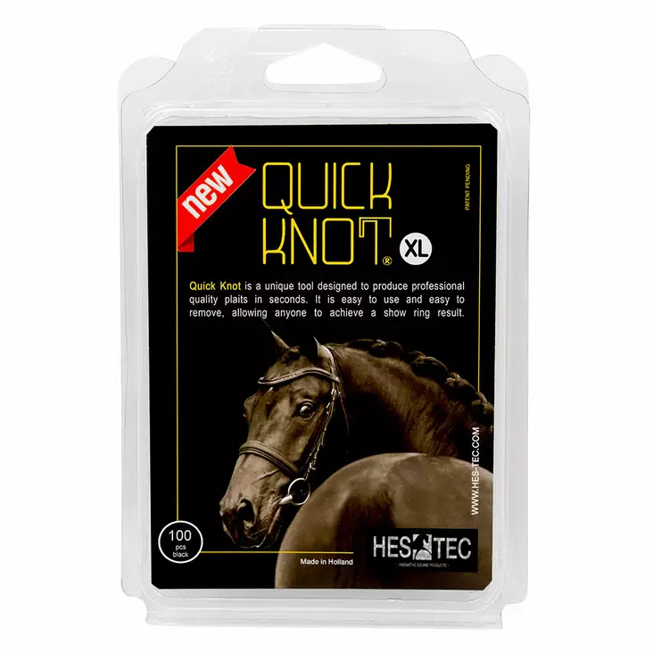 Quick Knot XL letitysklipsit 100kpl - Letitys, jouhikammat ja harjat - quickknotXL100 - 1