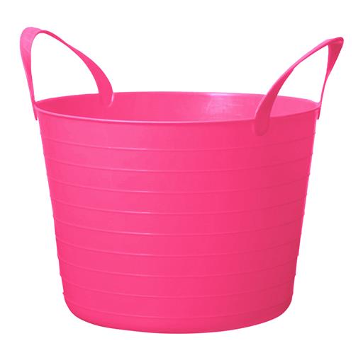 Saavi Flexi Trug 14 litraa hot pink - Foderkrubbor & hinkar - 11206-640 - 1