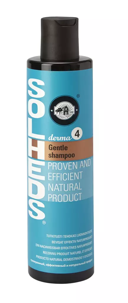 Solheds Derma4 Gentle shampoo 250ml - Hästschampon - Derma4300 - 1