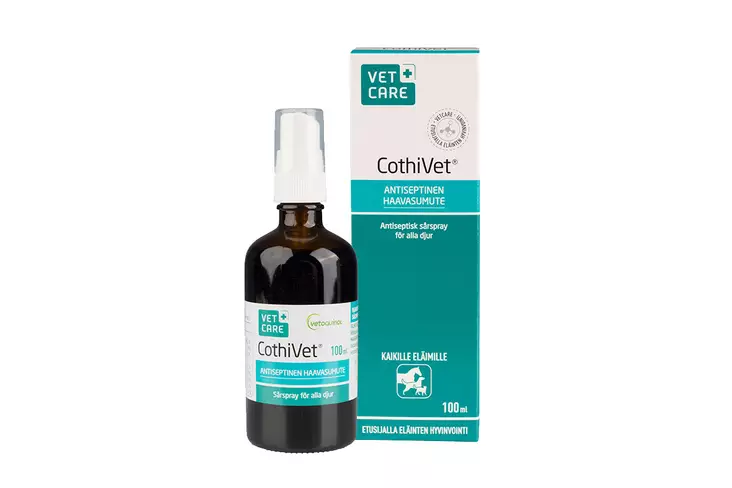 Vetcare Cothivet antiseptisk sårspray for djur 100ml - Sårvård - 8082450 - 1