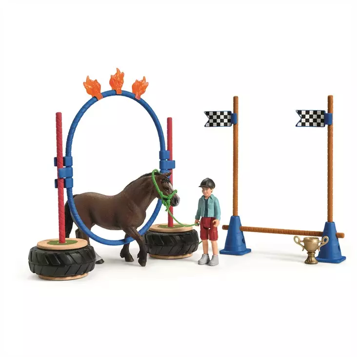 Schleich Pony Agility kilpailu - Lelut - 42482 - 1