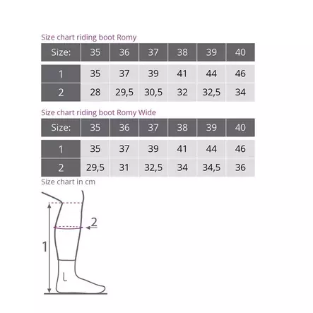 Junior ridstövlar Romy wide - Ridstövlar - qhp7173 - 2