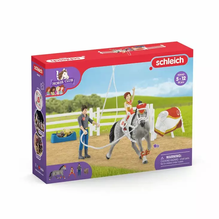 Schleich Horse club Mias vaulting set - Leksaker - 42443 - 1
