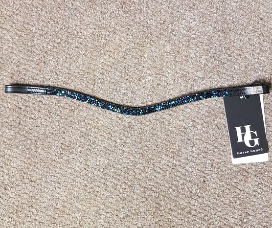 Horse Guard pannband Gargo blå svart - Tränsdelar - 34973 - 1