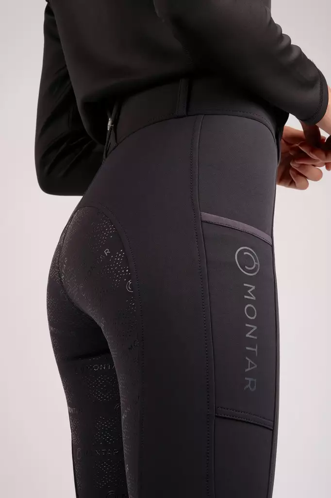 Montar highwaist ridbyxor Madelyn navy - Helskodd ridbyxor  - mon20792-73 - 1