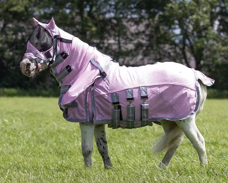 Qhp anti-fly Falabella flugtäcke primrose rosa - Flugtäcken - qhp6184 - 1
