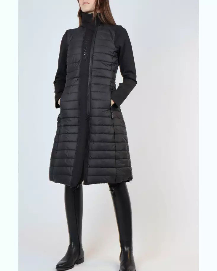 Montar Emma pitkä hybriditakki musta - Ratsastustakit - monsl2330-4 - 1