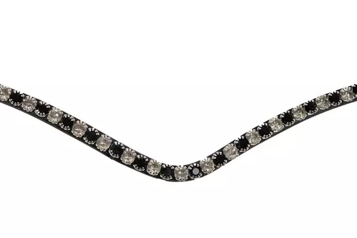 Montar pannband Fair Crystal curved svart - Tränsdelar - mon94504-4 - 1
