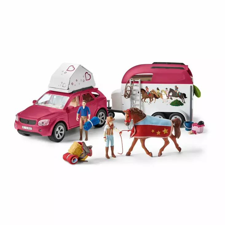 Schleich HorseAdventure auto ja traileri - Lelut - 42535 - 1