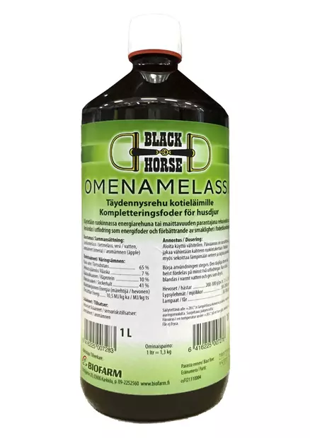 Black Horse Omenamelassi 1l - Yrtit ja luonnonmukaiset ravinteet - bh50046 - 1