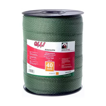 Olli Shocteq sähkönauha vihreä 40mm - Aitanauhat - 6031036 - 1