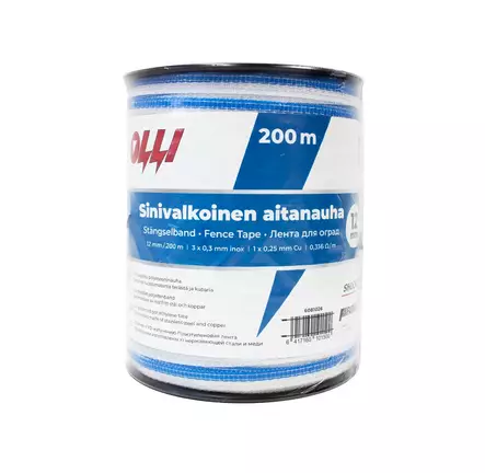 Olli sinivalkoinen aitanauha 12mm 200m - Aitanauhat - 6081026 - 1