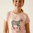Ariat junior t-shirt roller pony ljusrosa - Skjortor - a195696 - 2