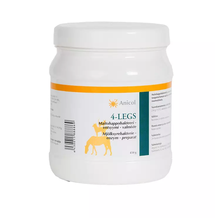 Anicol 4-Legs maitohappobakteerivalmiste - Maha ja suolisto - anicol8886 - 1