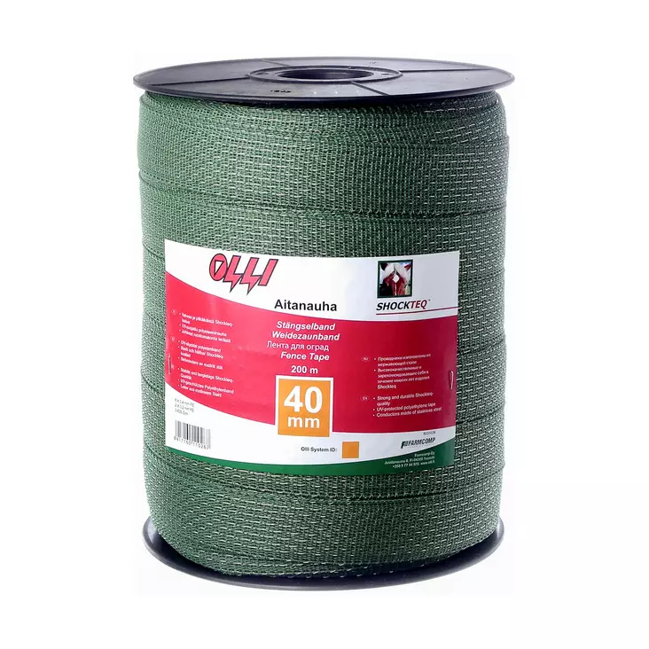 Olli Shocteq sähkönauha vihreä 40mm - Aitanauhat - 6031036 - 1