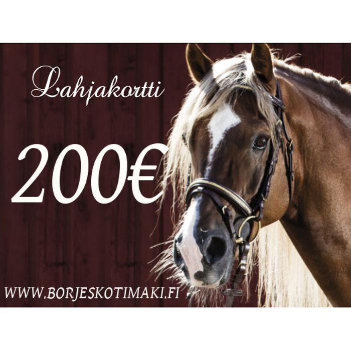 Lahjakortti 200€ - Lahjakortit - 99999987 - 2