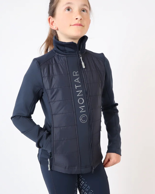 Montar Emma junior hybridjacka - Tröjor, munk- & fleecejackor  - monsl2125-7 - 2