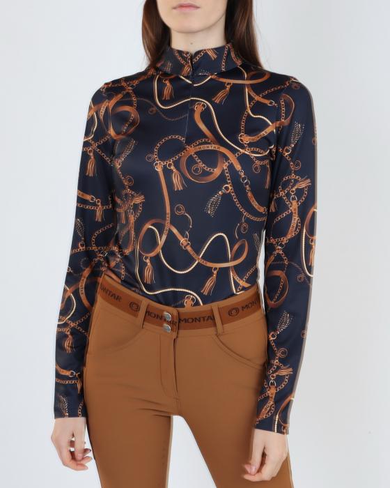 Montar Haily Bridle teknisk tröja navy - Skjortor - monpl2234-7 - 1