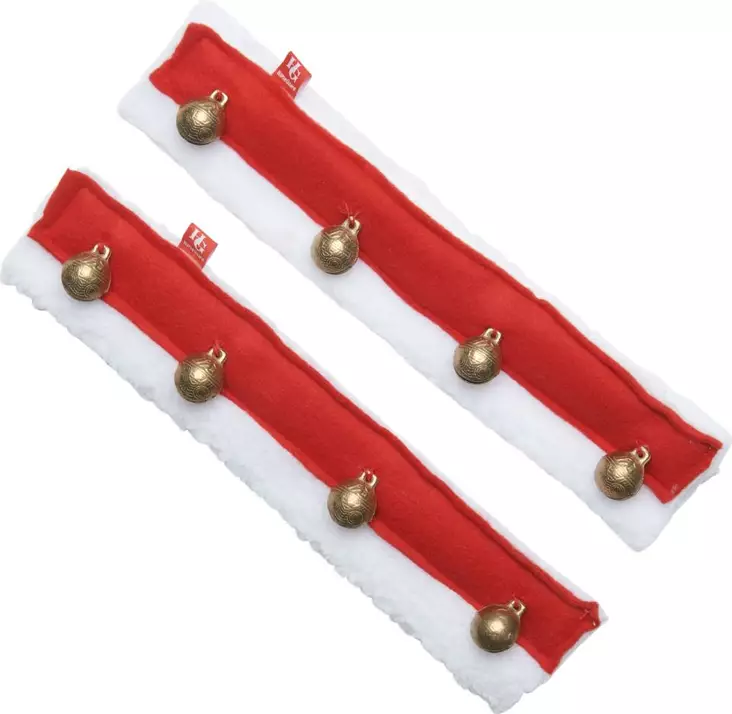 Teddypehmusteet joulukulkusilla 2kpl - Jouluisia juttuja & lahjavinkkejä :) - hg19877 - 1