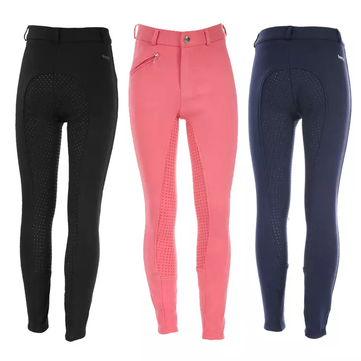 Lasten full grip ratsastushousut Horze A - Ratsastushousut lapsille ja nuorille - ft36278 - 1