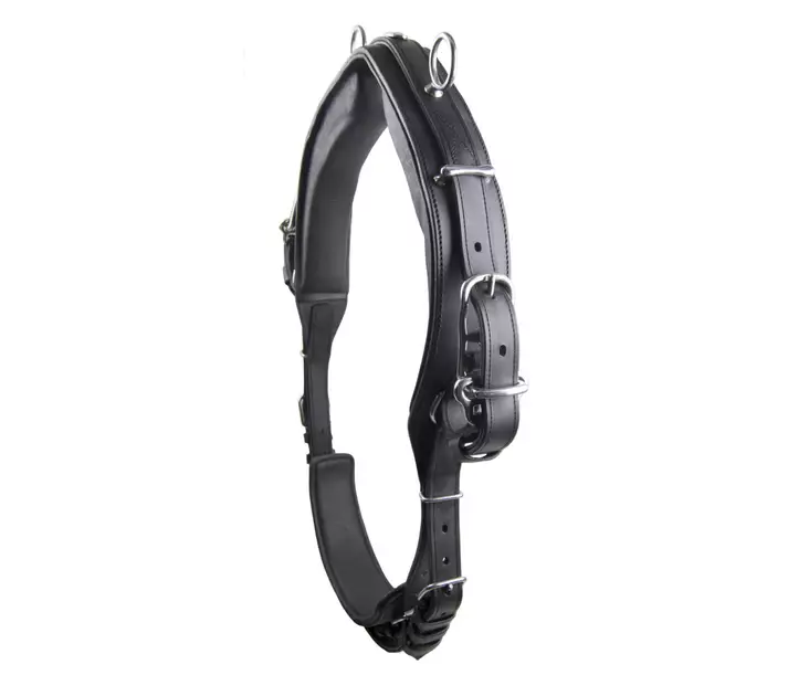 LeatherTech back pad selustin poni musta - Valjaat - WD1718 - 1