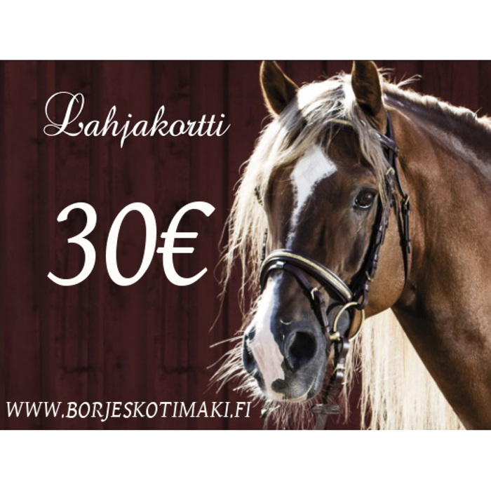 Lahjakortti 30€ - Presentkort - 99999979 - 2