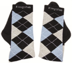 Ratsastussukat BT 41-43 mustaruudullinen - Ridstrumpor - 130609 - 1