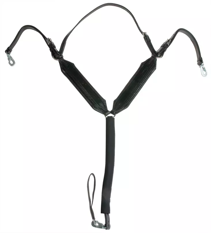 Leveä ristirintaremmi ponille - Bröstor - 1092p-she - 1