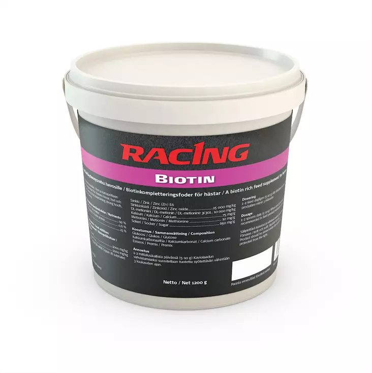 Racing Biotin 1,2kg - Vitaminer - RBiotin - 1