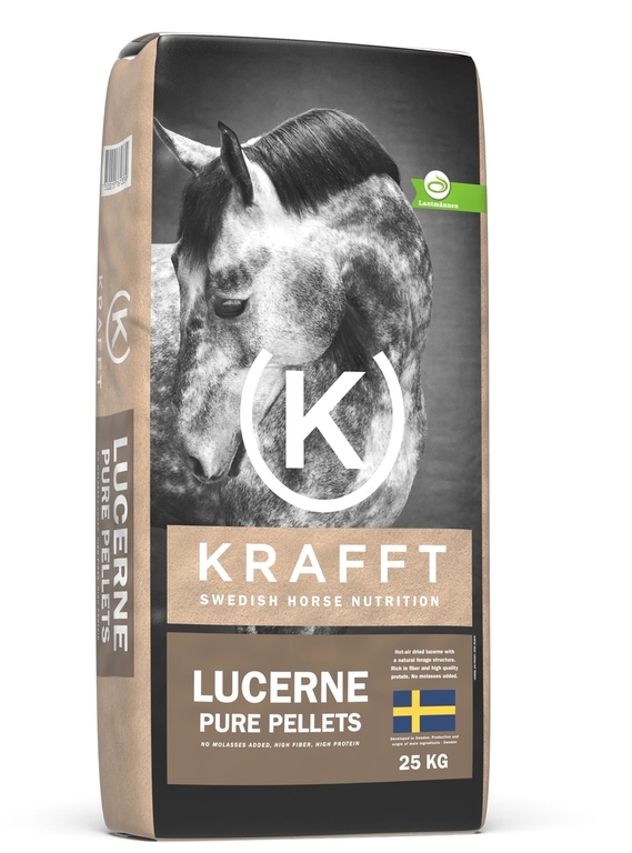 Krafft Lusern Pellet 25kg - Foder endast från butiken  - KLusernpellet - 1