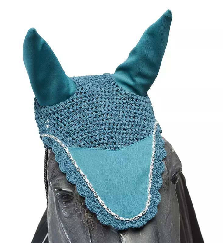 Lami-Cell Korvahuput Diamond Chain - Westernsuitset ja ohjat - 16243-bknbpewt - 1