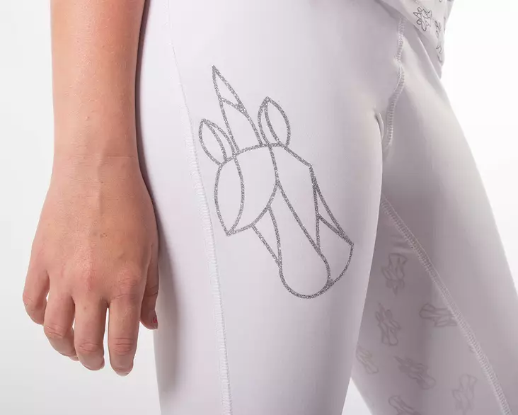 Lasten kisahousut QHP Sanna Junior - Ratsastushousut lapsille ja nuorille - qhp8558w - 1