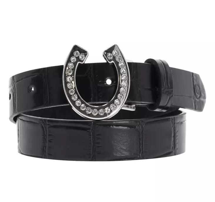 Qhp lasten vyö Lize hevosenkenkä solki - Belten & smycken - qhp9113zw - 1