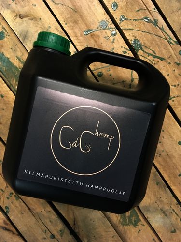 CDG kylmäpuristettu hamppuöljy 3l - Oljor - cdg3hamppuoljy - 1