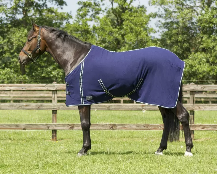 Fleeceloimi QHP Basic Marin - Fleecetäcken & coolertäcken - qhp6018pnavy - 1